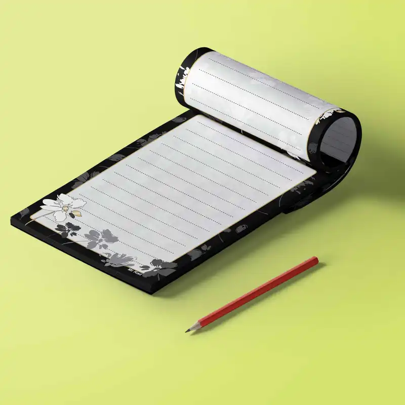 دفتر برنامه ریزی مستر راد طرح گل آرزوها کد fiory 1827 مجموعه 2 عددی به همراه کاغذ یادداشت