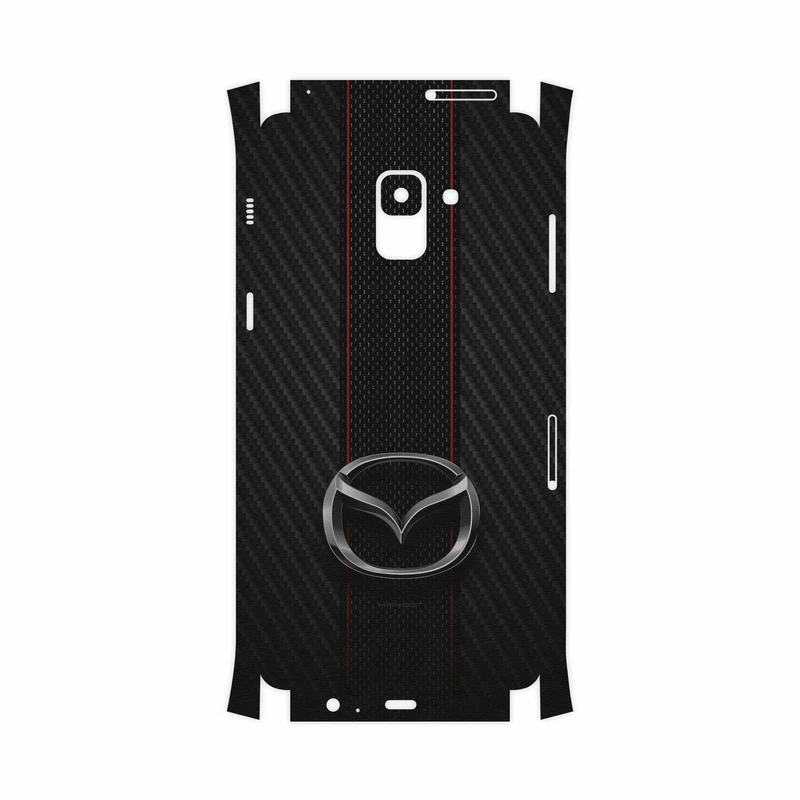 برچسب پوششی ماهوت مدل Mazda Motor-FullSkin مناسب برای گوشی موبایل سامسونگ Galaxy A8 Plus 2018
