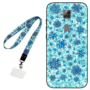 Megafone Snow Flake 0014 Cover For Huawei G8 Mobile Neckband