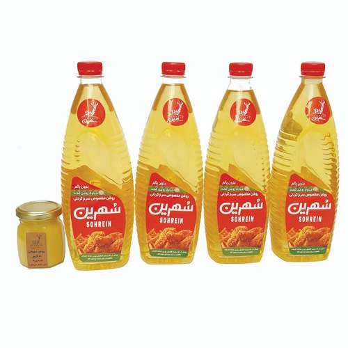 روغن سرخ کردنی کنجد و روغن حیوانی سهرین مجموعه ۵ عددی