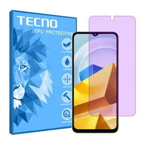 Tecno brand shockproof Anti-purple screen protector glass for Xiaomi Poco M5