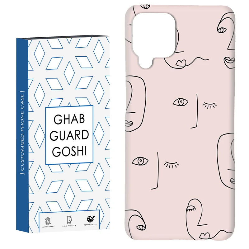 کاور قاب گارد گوشی طرح صورت کد Dimo-515 مناسب برای گوشی موبایل سامسونگ Galaxy A22 4G / Galaxy M32 4G