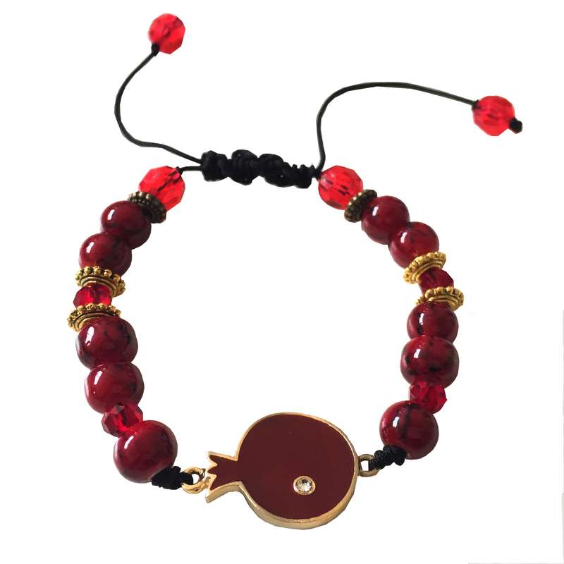 دستبند دخترانه مدل یلدا طرح انار دستبند دخترانه مدل یلدا طرح انار