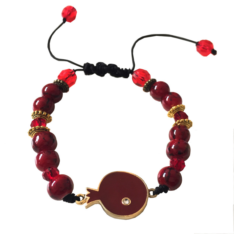 دستبند دخترانه مدل یلدا طرح انار دستبند دخترانه مدل یلدا طرح انار