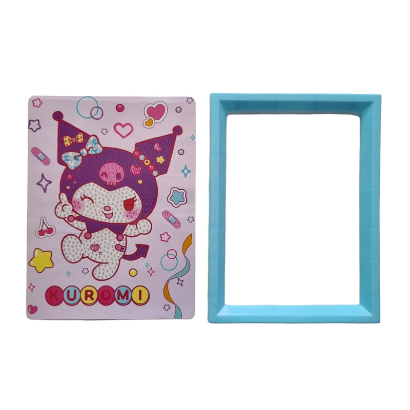 بازی آموزشی مدل ساخت تابلو نقاشی الماسی قاب دار طرح کرومی03