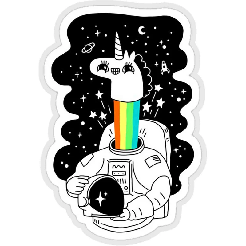استیکر لپ تاپ طرح see you in space کد ST1629