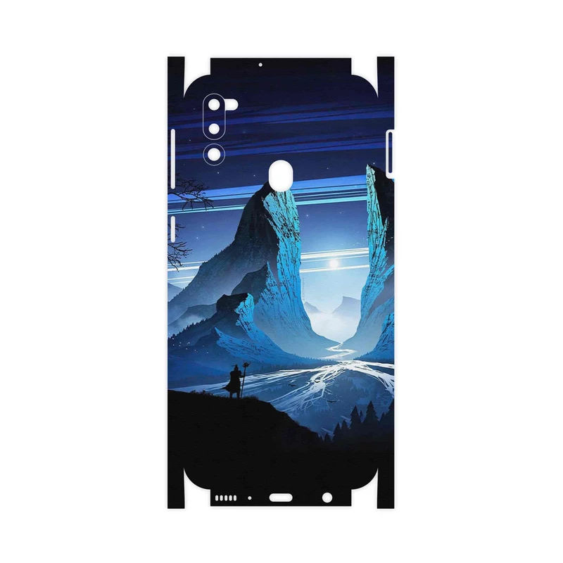 برچسب پوششی ماهوت مدل Blue Mountains Digital Art-FullSkin مناسب برای گوشی موبایل سامسونگ Galaxy M21 (2021) Edition