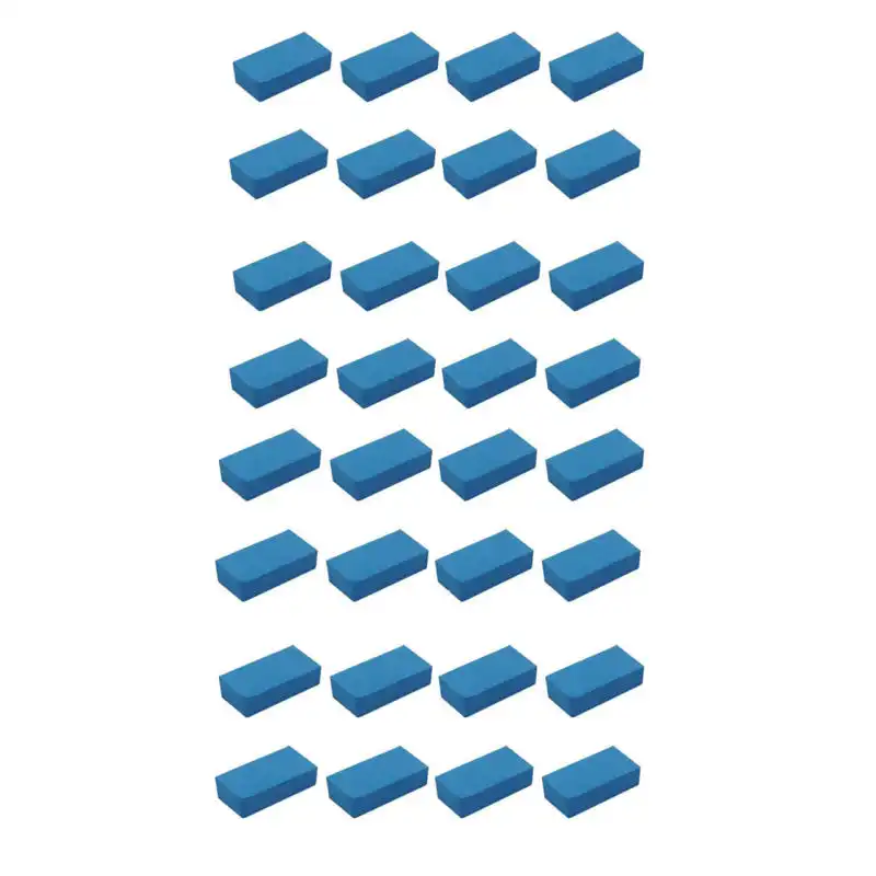 ضربه گیر درب خودرو قطعه سازان کبیر مدل ZAR-BLUE-745 مجموعه 32 عددی