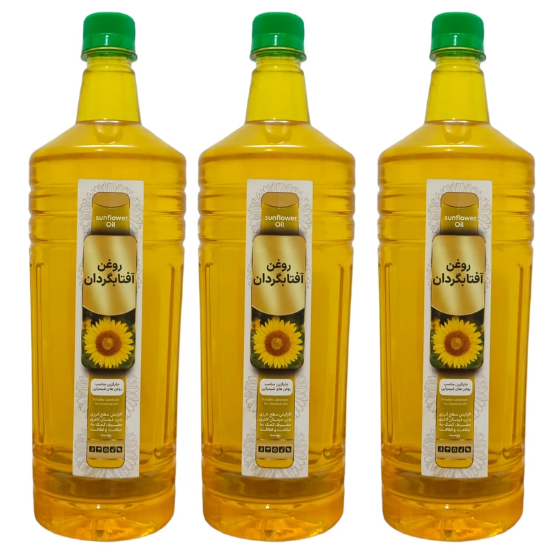 روغن آفتابگردان خالص جالینوس - 950 میلی لیتر بسته 3 عددی