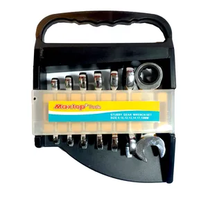 مجموعه 7عددی آچار یکسر جغجغه و یکسر رینگ مکس تاپ کد 8-19 