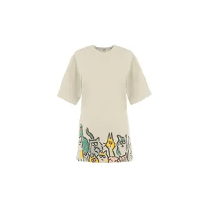 تی شرت لانگ آستین کوتاه زنانه بنیس مدل بلا رنگ نسکافه ای