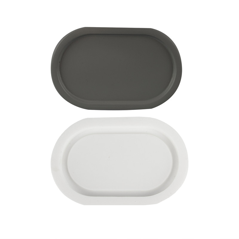 قالب سیلیکونی طرح سینی بیضی کد DCO1525