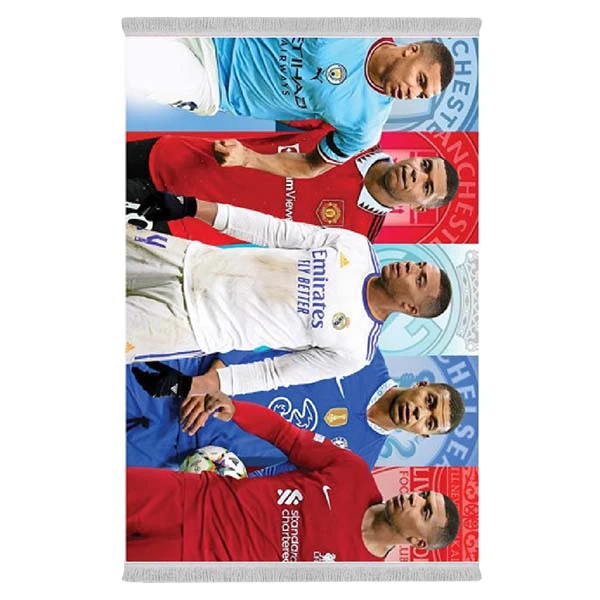 فرش پارچه‌ای دفه مدل فرشینه طرح فانتزی کد 8228