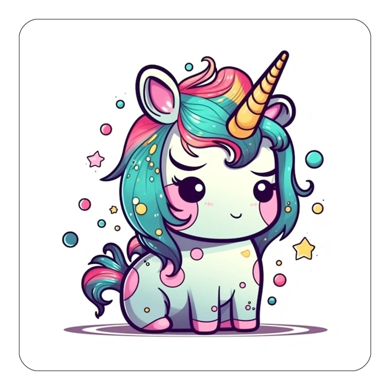 مگنت کاکتی طرح اسب تک شاخ و یونیکورن مدل mp30959