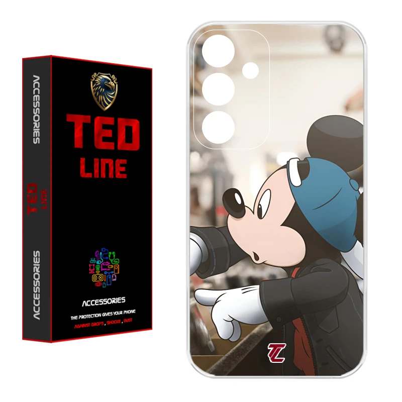 کاور تد لاین طرح میکی موس کد 1139 مناسب برای گوشی موبایل سامسونگ Galaxy A56 / A36