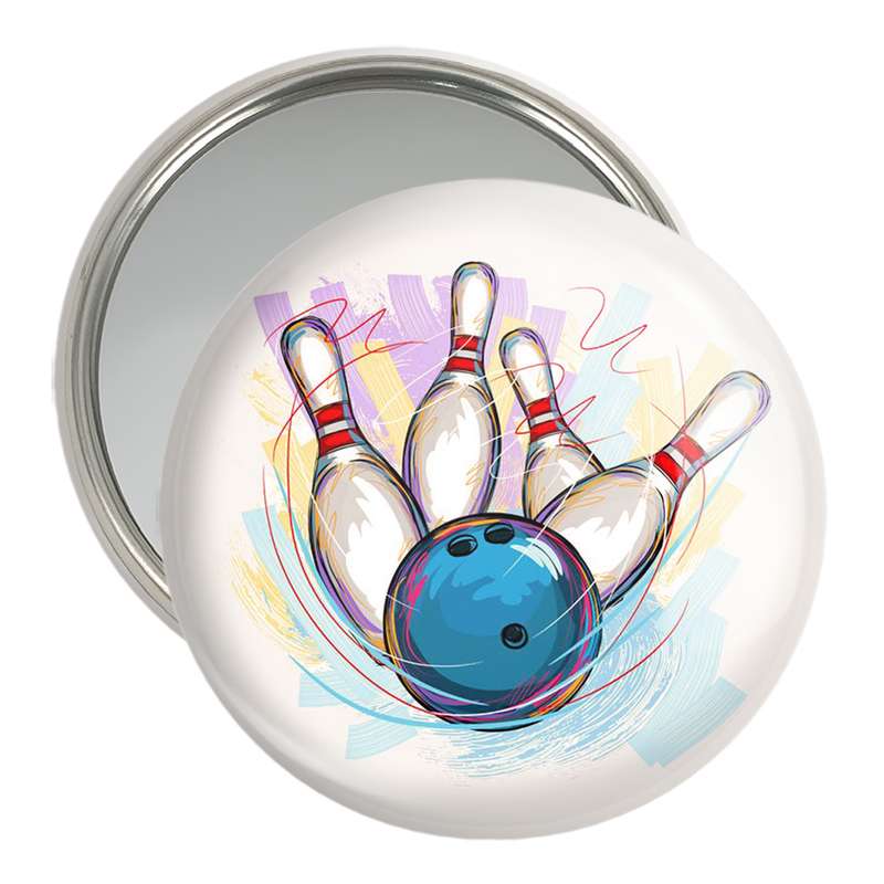 آینه جیبی خندالو مدل بولینگ Bowling کد 28122 آینه جیبی خندالو مدل بولینگ Bowling کد 28122