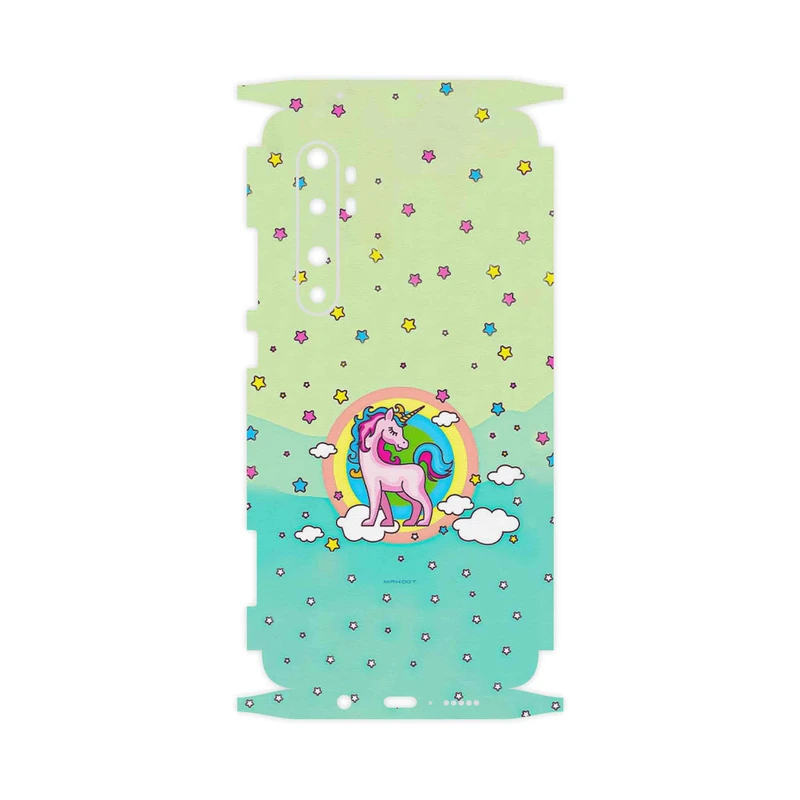 برچسب پوششی ماهوت مدل Rainbow unicorn adventure-FullSkin مناسب برای گوشی موبایل شیائومی Mi Note 10 Lite