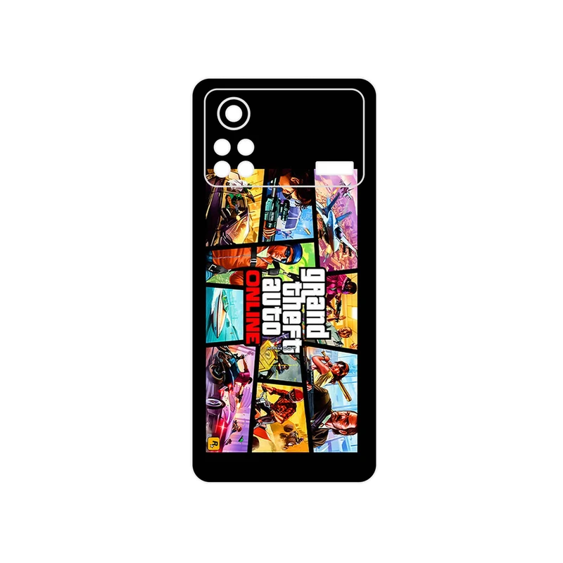 برچسب پوششی ماهوت مدل GTA Online Game Series مناسب برای گوشی موبایل شیائومی Poco X4 Pro 5G