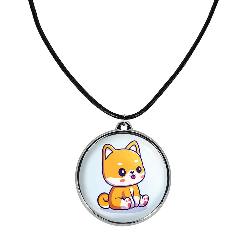 گردنبند خندالو مدل حیوانات بامزه گربه کد 2972329724