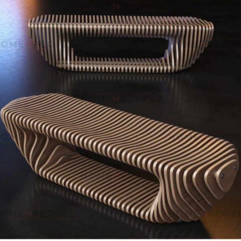 نیمکت دو نفره مدل پارامتریک لایف‌لاین