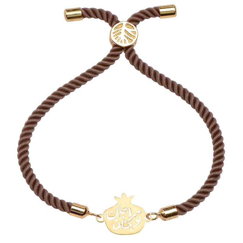 دستبند طلا 18 عیار زنانه الن نار مدل انار جان و جهاني کد ELN1692