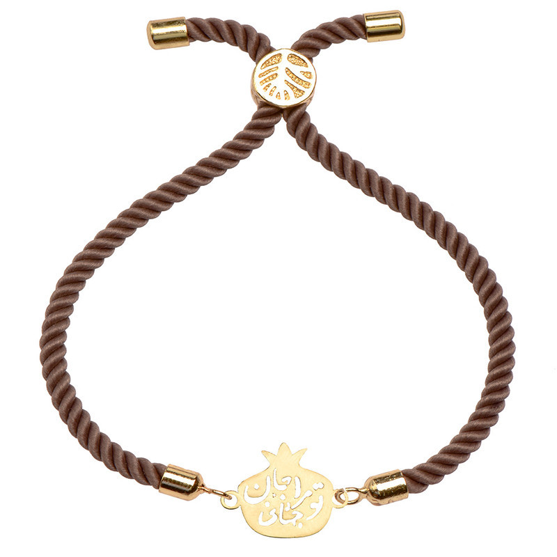 دستبند طلا 18 عیار زنانه الن نار مدل انار جان و جهاني کد ELN1692