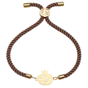 دستبند طلا 18 عیار زنانه الن نار مدل جان و جهاني ELN1348