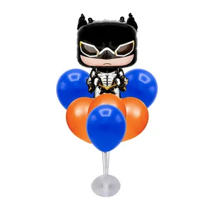 استند بادکنک سورتک طرح تم لگو بتمن کد ST0839 بسته 8 عددی 