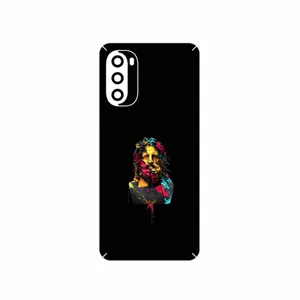 MAHOOT Painted Sculpture Digital Art Cover Sticker for Motorola Moto G52