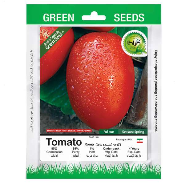 بذر گوجه کشیده روما گیلدا کد 553