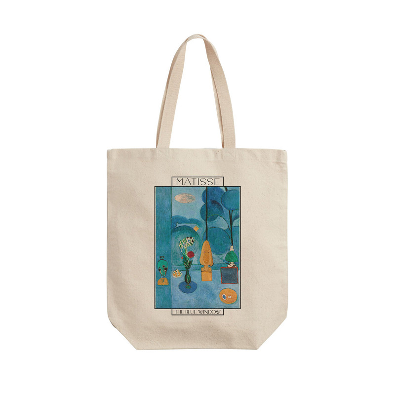 ساک خرید ترمه طراحان ایده مدل پنجره از ماتیس کد art0670 - L