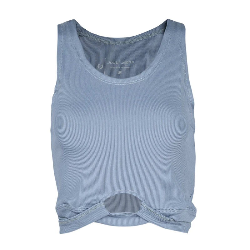 نیم تنه زنانه جوتی جینز مدل بند‌دار کد 200223