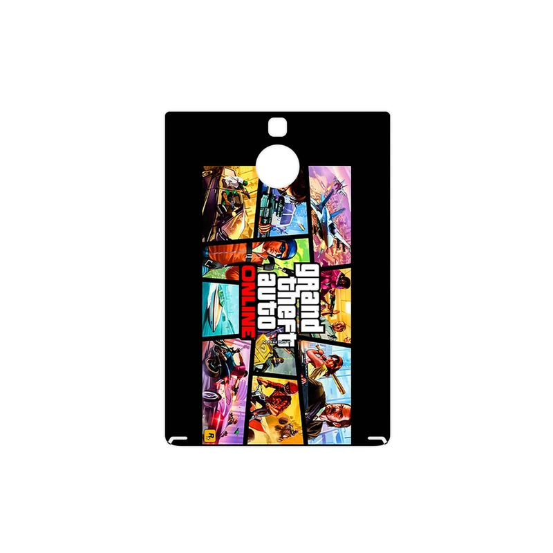 برچسب پوششی ماهوت مدل GTA Online Game Series مناسب برای گوشی موبایل بلک بری Passport Silver Edition