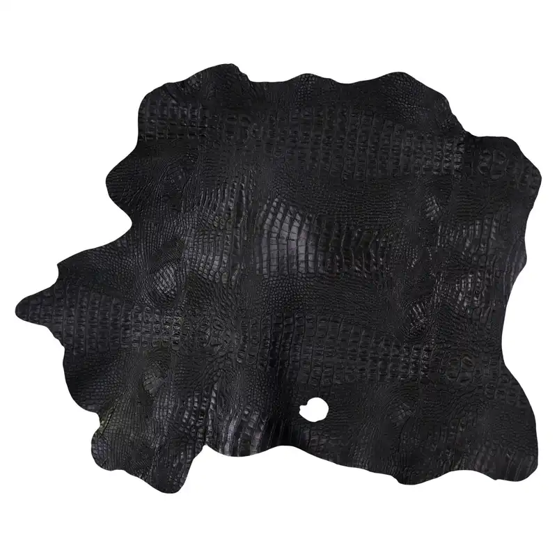 چرم طبیعی مدل بزی کورکودیل کد 02G014C