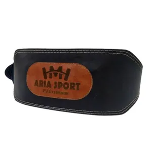 کمربند بدنسازی مدل چرمی صنعتی حرفه‌ای 