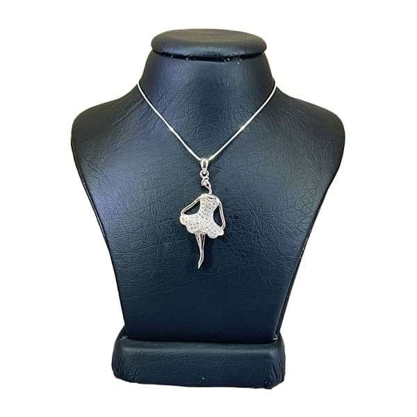 گردنبند نقره زنانه مدل بالرین کد 63890