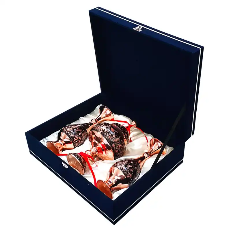 ست سه تکه گلدان و شکلات خوری مدل الماس تراش طرح گل و مرغ کد 25-3