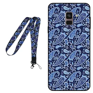 Megafone Paisley 0026 Cover For Samsung Galaxy A8 2018 Mobile Neckband