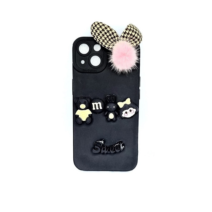 کاور طرح عروسکی برجسته مدل sweet مناسب برای گوشی موبایل اپل iphone 13 mini