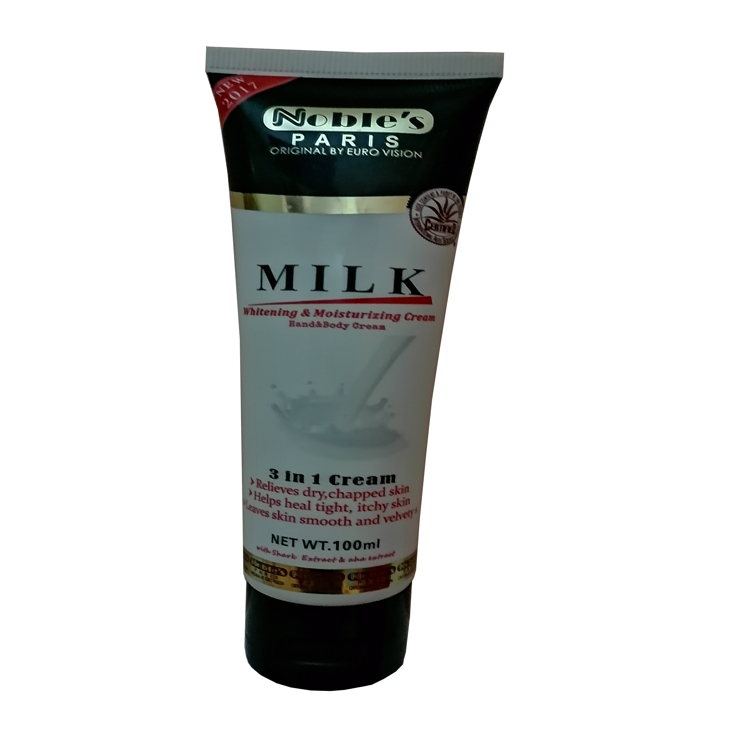 کرم مرطوب کننده و آبرسان نوبلز مدل MILK حجم 100 میلی لیتر