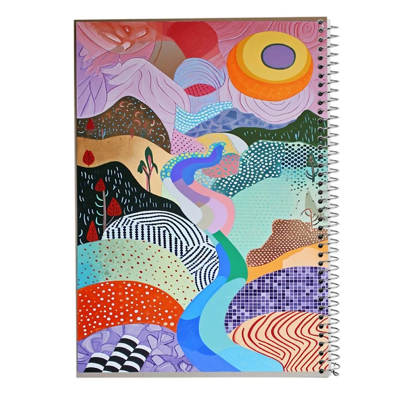 دفتر شطرنجی 50 برگ مدوپد طرح اشکال فانتزی کد DF16380