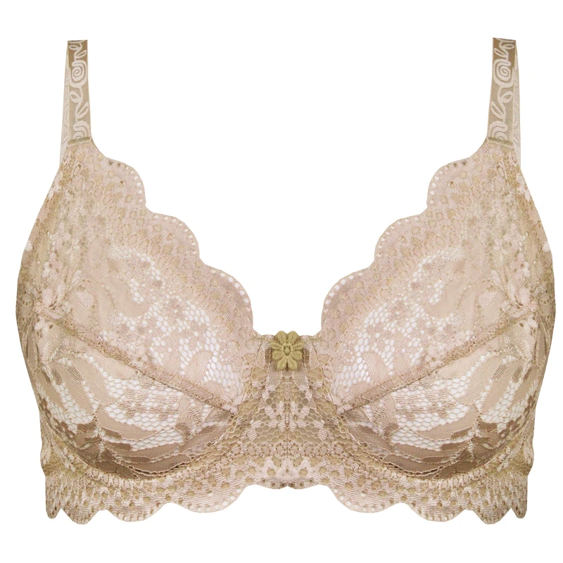 سوتین زنانه پانیذ مدل فنردار گیپوری کد 66337-new