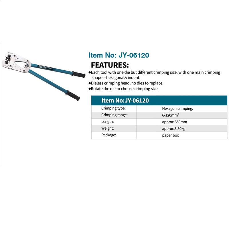 انبر پرس کابل شو زوپر مدل JY-06120