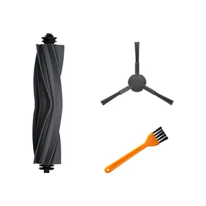 برس وسط و برس کناری جارو رباتیک مدل heat مناسب برای جاروبرقی رباتیک شیائومی Dreame L10S Pro Ultra heat مجموعه 3 عددی