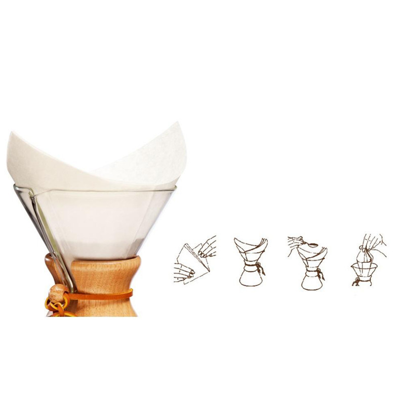 فیلتر قهوه کمکس مدل fs40 بسته 40 عددی