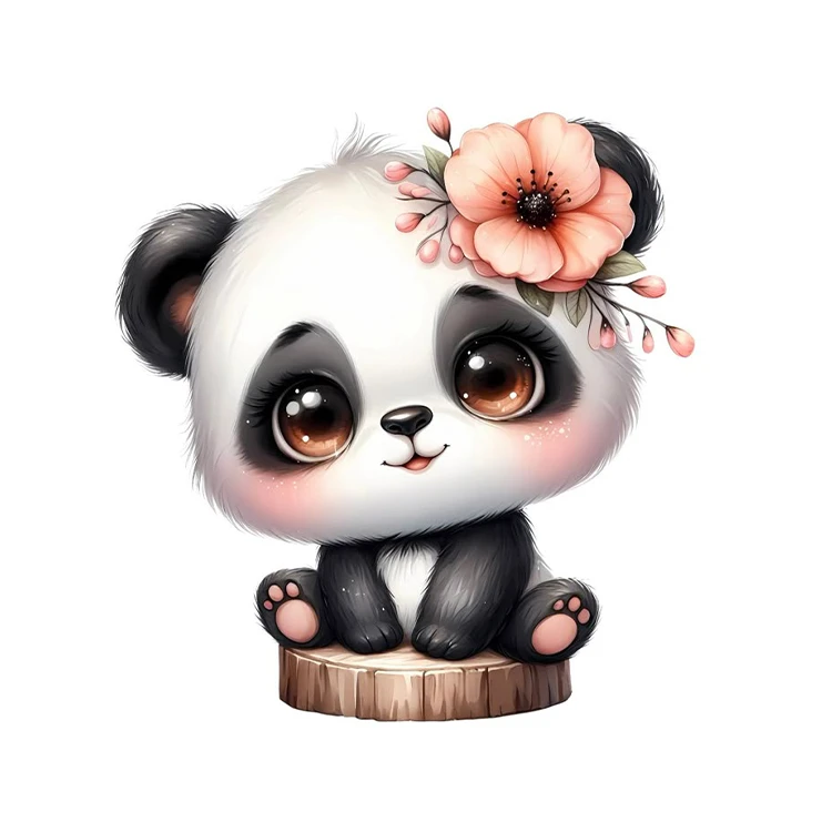 استیکر پارچه و لباس پاد آفرین مدل پاندا کد 351