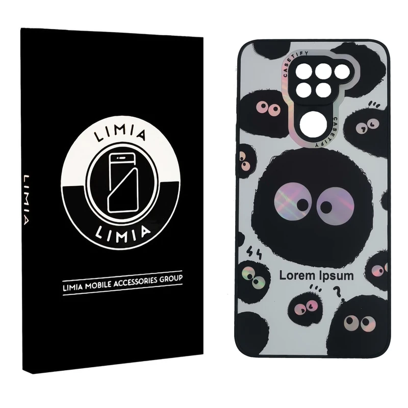 کاور لیمیا مدل فانتزی لنزدار طرح عروسکی شبرنگی مناسب برای گوشی موبایل شیائومی Redmi Note 9