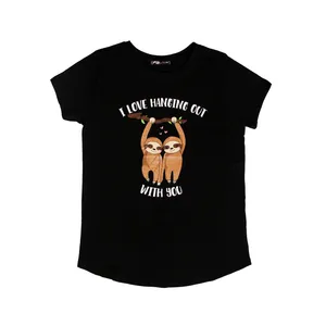 تی شرت دخترانه طرح تنبل ها کد T 36