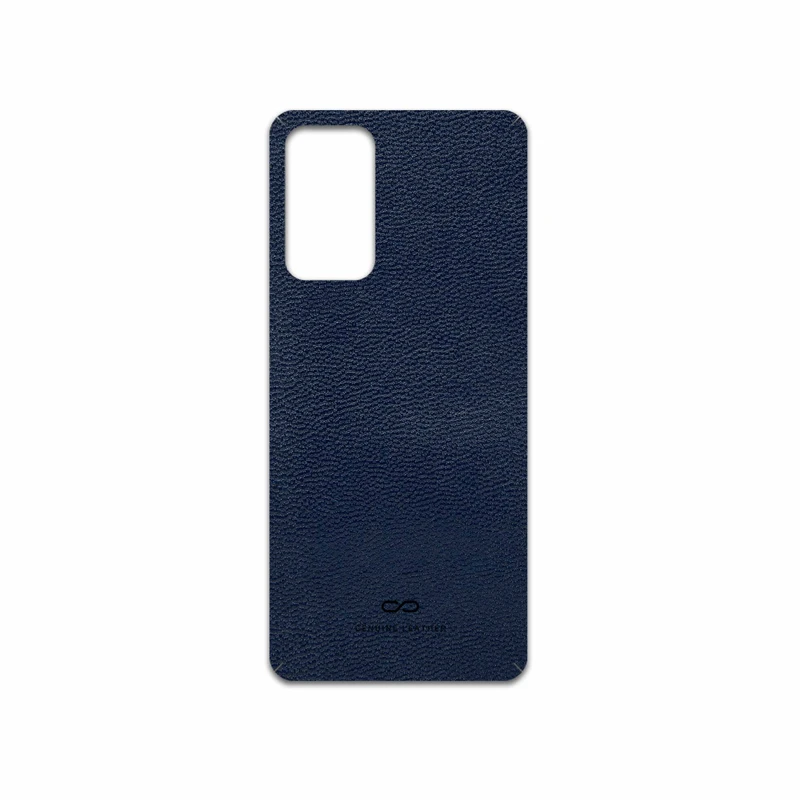 برچسب پوششی ماهوت مدل Deep-Blue-Leather مناسب برای گوشی موبایل شیائومی Poco M4 Pro 5G