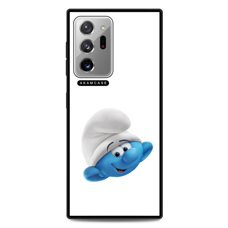 کاور آکام مدل AMC-WSGN20U-SMURFS-12 مناسب برای گوشی موبایل سامسونگ Galaxy Note 20 Ultra